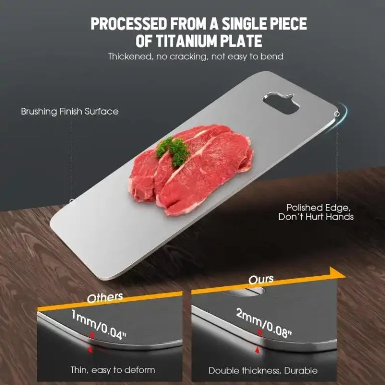 Titanium Chopping Board — durable kitchen chopping surface
